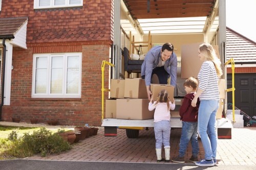 Man with van removal service helping with a local move in Ealing
