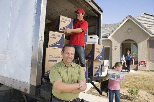 Moving boxes and furniture with a man with van service in Ealing