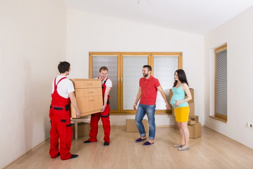 Local removals service handling a flat move in Ealing