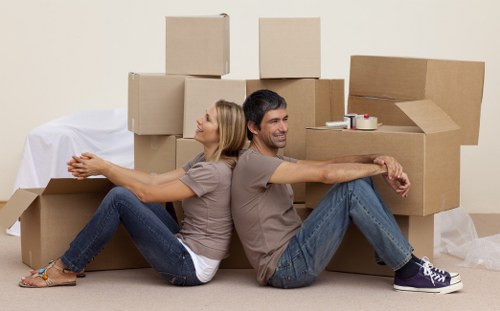 Office movers handling commercial relocation in Ealing