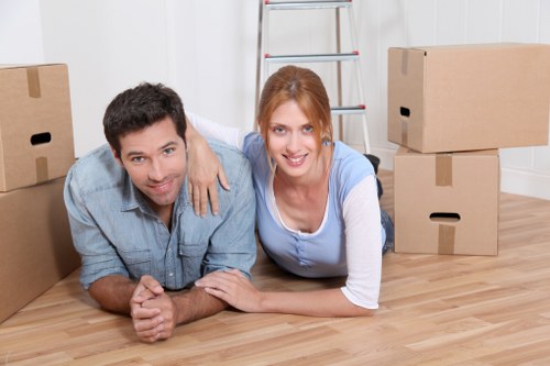 Local moving team supporting a flat move in West London