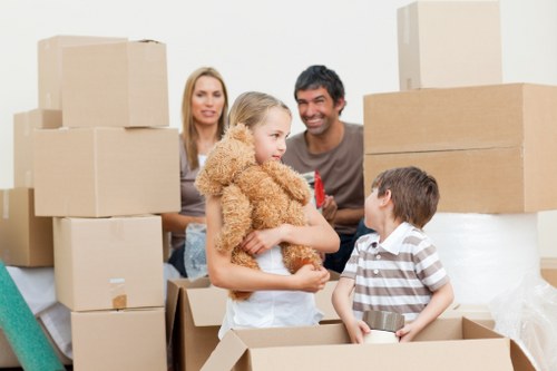 Ealing moving team providing careful and organised van service
